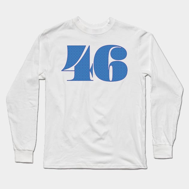 46, President Biden Long Sleeve T-Shirt by candhdesigns